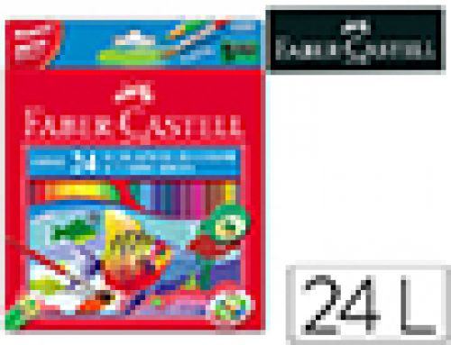 Lpis de cor faber-castell aguarelveis c/ 24 cores sortidas , Faber castell , 52195 , 4005401144250